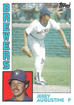#658 Jerry Augustine - Milwaukee Brewers - 1984 Topps Baseball