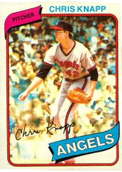 #658 Chris Knapp - California Angels - 1980 Topps Baseball