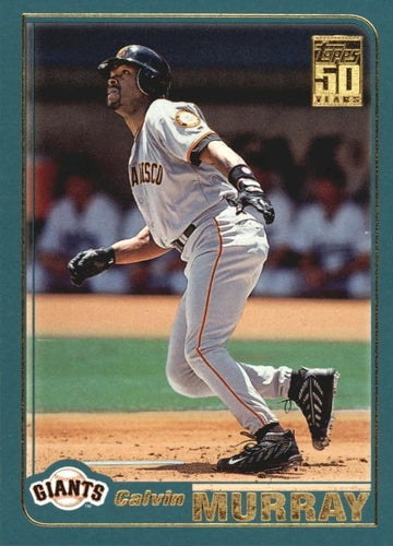 #659 Calvin Murray - San Francisco Giants - 2001 Topps Baseball
