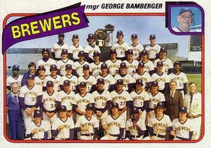 #659 Milwaukee Brewers / George Bamberger - Milwaukee Brewers - 1980 Topps Baseball
