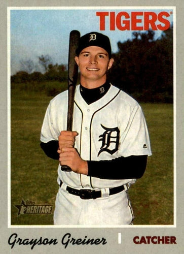 #659 Grayson Greiner - Detroit Tigers - 2019 Topps Heritage Baseball