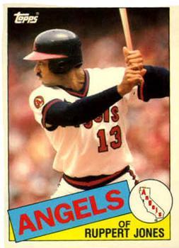 #65T Ruppert Jones - California Angels - 1985 Topps Traded Baseball