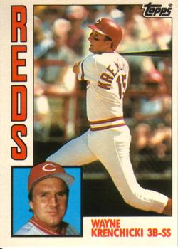 #65T Wayne Krenchicki - Cincinnati Reds - 1984 Topps Traded Baseball