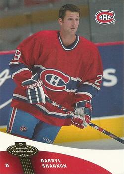 #65 Darryl Shannon - Montreal Canadiens - 2000-01 Upper Deck Heroes Hockey