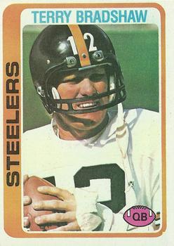 #65 Terry Bradshaw - Pittsburgh Steelers - 1978 Topps Football