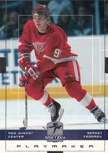 #65 Sergei Fedorov - Detroit Red Wings - 1999-00 Upper Deck Wayne Gretzky Hockey