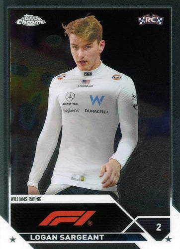 #65 Logan Sargeant - Williams Racing - 2023 Topps Chrome Formula 1 Racing
