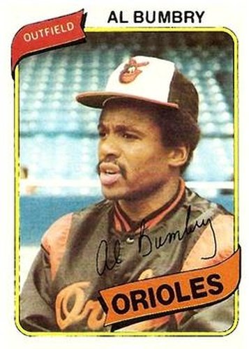 #65 Al Bumbry - Baltimore Orioles - 1980 Topps Baseball