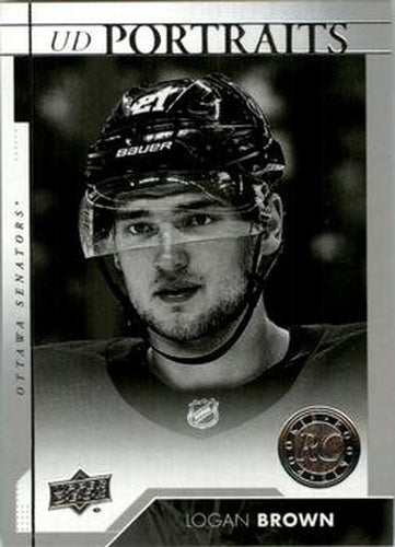 #P-65 Logan Brown - Ottawa Senators - 2017-18 Upper Deck - UD Portraits Hockey