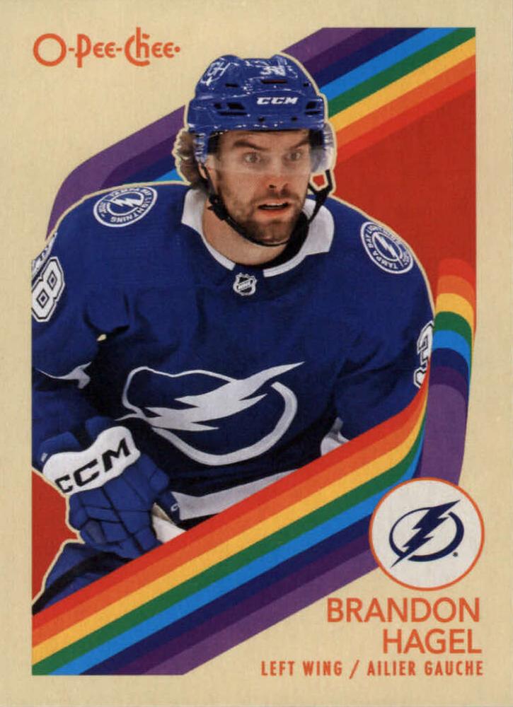 #65 Brandon Hagel - Tampa Bay Lightning - 2023-24 O-Pee-Chee - Retro Hockey