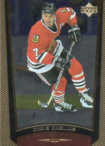 #65 Chris Chelios - Chicago Blackhawks - 1998-99 Upper Deck Gold Reserve Hockey