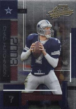 #65 Chad Hutchinson - Dallas Cowboys - 2003 Playoff Absolute Memorabilia Football