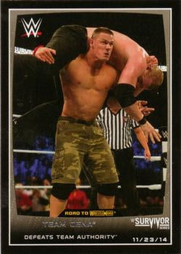 #65 Team Cena - 2015 Topps WWE Road to Wrestlemania Wrestling