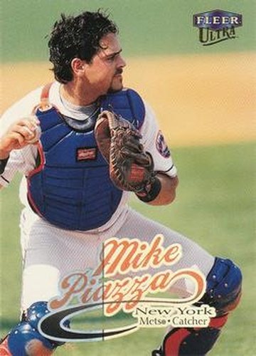 #65 Mike Piazza - New York Mets - 1999 Ultra Baseball