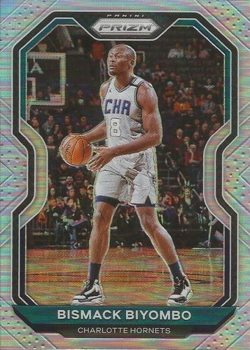 #65 Bismack Biyombo - Charlotte Hornets - 2020-21 Panini Prizm - Silver Prizms Basketball