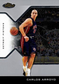 #65 Carlos Arroyo - Detroit Pistons - 2004-05 Finest Basketball