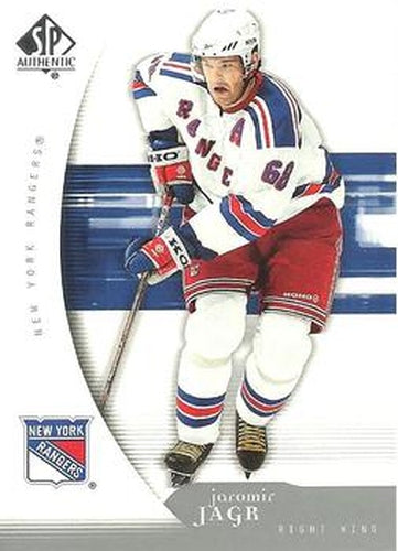 #65 Jaromir Jagr - New York Rangers - 2005-06 SP Authentic Hockey