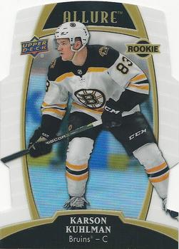 #65 Karson Kuhlman - Boston Bruins - 2019-20 Upper Deck Allure - White Rainbow Hockey