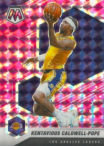 #65 Kentavious Caldwell-Pope - Los Angeles Lakers - 2020-21 Panini Mosaic - Mosaic Camo Pink Basketball