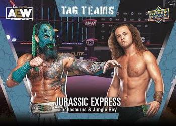 #65 Jungle Boy / Luchasaurus - 2021 Upper Deck AEW Wrestling