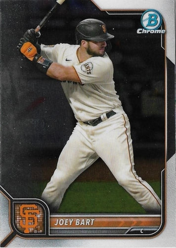 #65 Joey Bart - San Francisco Giants - 2022 Bowman Chrome Baseball