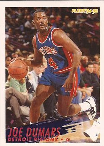 #65 Joe Dumars - Detroit Pistons - 1994-95 Fleer Basketball