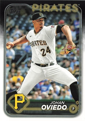 #65 Johan Oviedo - Pittsburgh Pirates - 2024 Topps Baseball