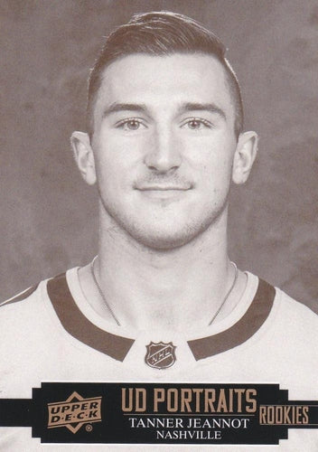 #P-65 Tanner Jeannot - Nashville Predators - 2021-22 Upper Deck - UD Portraits Hockey
