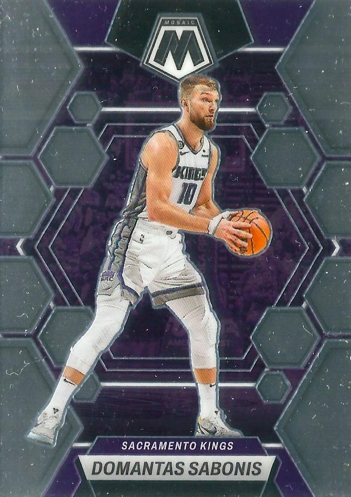 #65 Domantas Sabonis - Sacramento Kings - 2022-23 Panini Mosaic Basketball