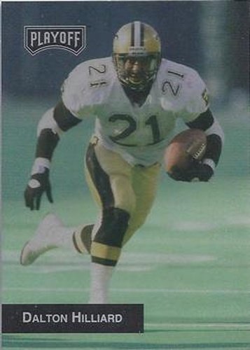 #65 Dalton Hilliard - New Orleans Saints - 1993 Playoff Football