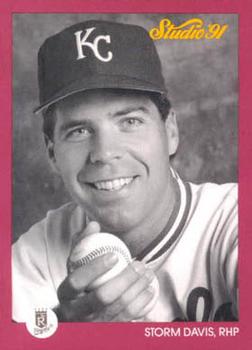 #65 Storm Davis - Kansas City Royals - 1991 Studio Baseball