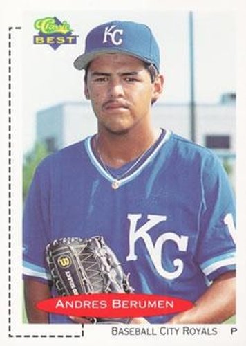 #65 Andres Berumen - Baseball City Royals - 1991 Classic Best Baseball