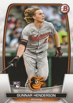 #65 Gunnar Henderson - Baltimore Orioles - 2023 Bowman Baseball