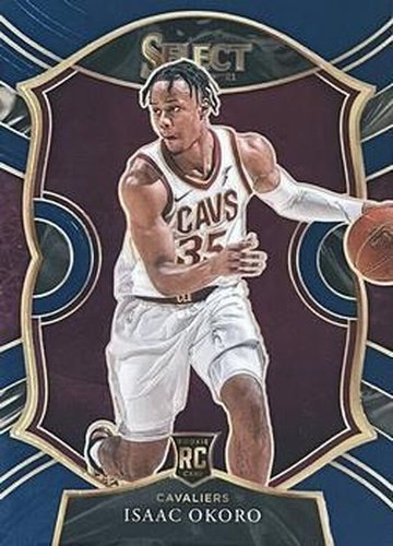 #65 Isaac Okoro - Cleveland Cavaliers - 2020-21 Panini Select - Blue Basketball