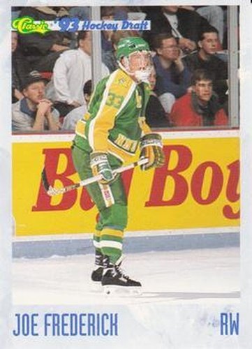 #65 Joe Frederick - Northern Michigan Wildcats - 1993 Classic '93 Hockey Draft Hockey