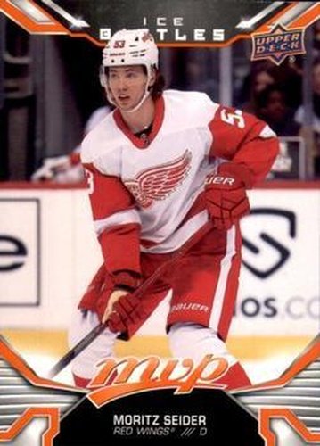 #65 Moritz Seider - Detroit Red Wings - 2022-23 Upper Deck MVP - Ice Battles Hockey