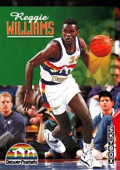 #65 Reggie Williams - Denver Nuggets - 1992-93 SkyBox Basketball