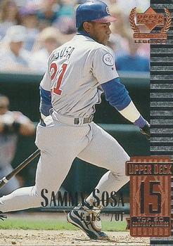 #65 Sammy Sosa - Chicago Cubs - 1999 Upper Deck Century Legends Baseball