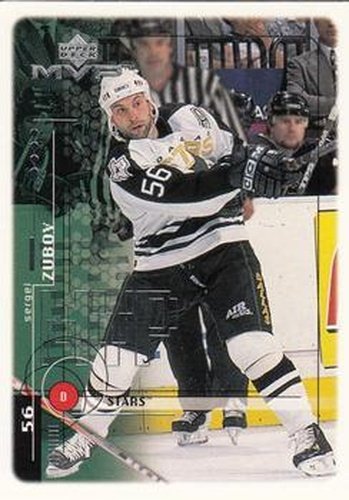 #65 Sergei Zubov - Dallas Stars - 1998-99 Upper Deck MVP Hockey