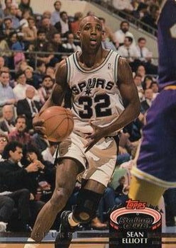 #65 Sean Elliott - San Antonio Spurs - 1992-93 Stadium Club Basketball