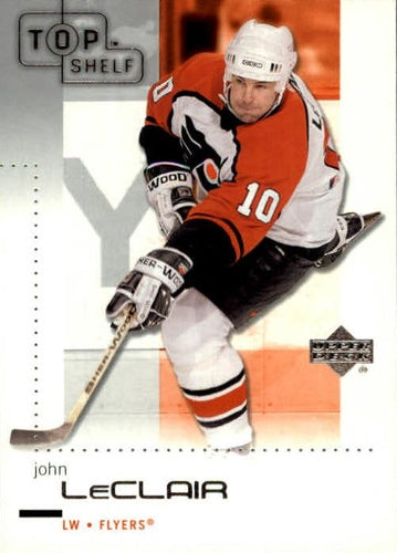 #65 John LeClair - Philadelphia Flyers - 2002-03 Upper Deck Top Shelf Hockey