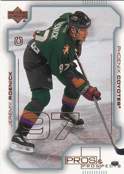 #65 Jeremy Roenick - Phoenix Coyotes - 2000-01 Upper Deck Pros & Prospects Hockey
