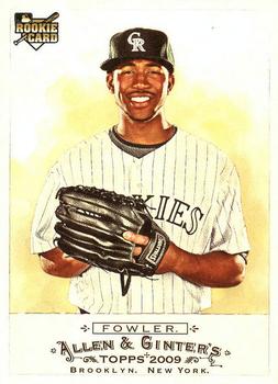 #65 Dexter Fowler - Colorado Rockies - 2009 Topps Allen & Ginter Baseball