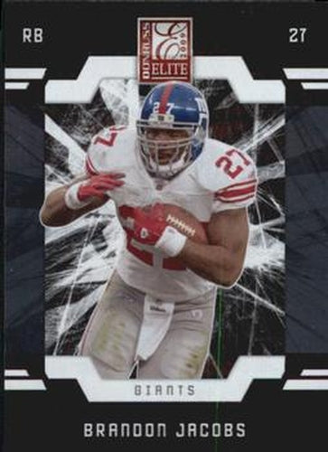 #65 Brandon Jacobs - New York Giants - 2009 Donruss Elite Football