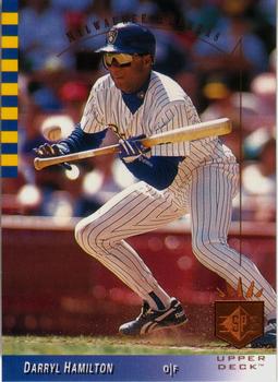 #65 Darryl Hamilton - Milwaukee Brewers - 1993 SP Baseball