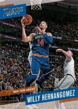 #65 Willy Hernangomez - New York Knicks - 2017-18 Panini Prestige Basketball