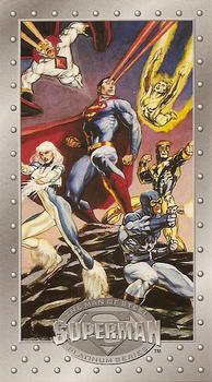 #65 To Lead the Justice League! - 1994 SkyBox Superman Man of Steel Platinum Series