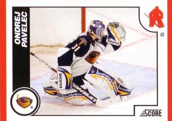 #65 Ondrej Pavelec - Atlanta Thrashers - 2010-11 Score Hockey