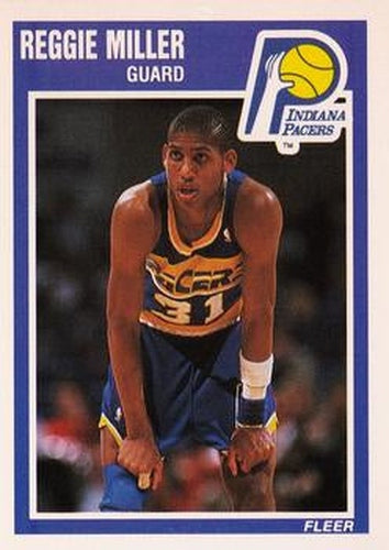 #65 Reggie Miller - Indiana Pacers - 1989-90 Fleer Basketball