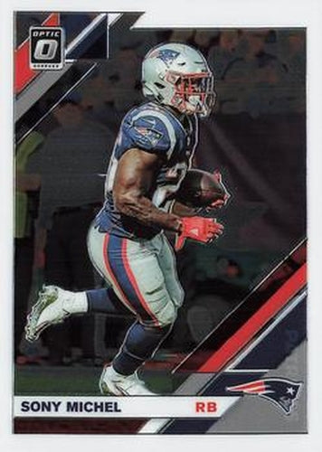 #65 Sony Michel - New England Patriots - 2019 Donruss Optic Football